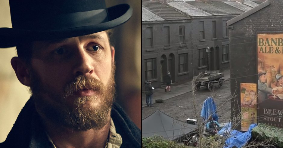 ladbible's tweet photo. Tom Hardy spotted on the set of Peaky Blinders in Liverpool. https://t.co/yHrjDsQyrA https://t.co/Fjd4aj8loB