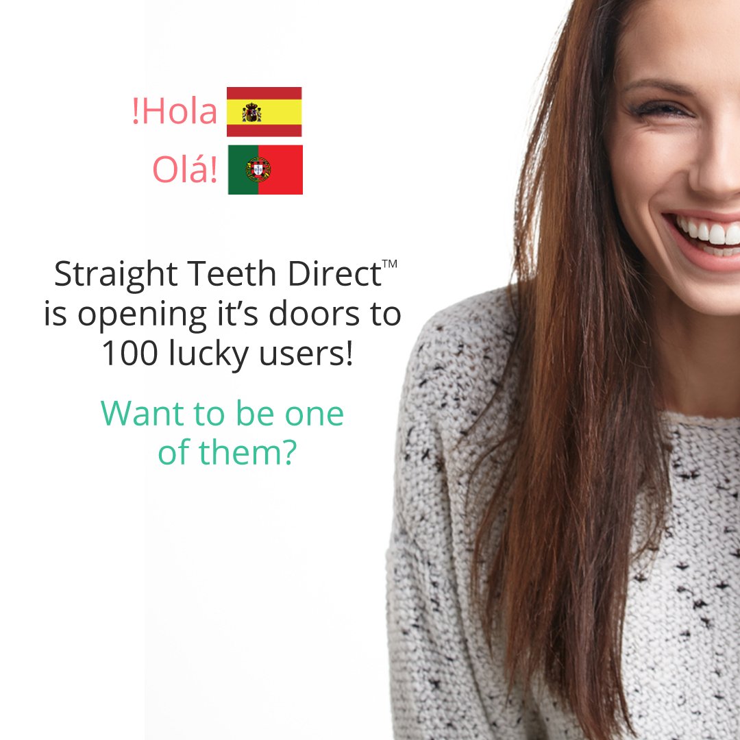 alignersdirect's tweet photo. Hola 🇪🇸 ! Mejora tu sonrisa con #alineadores en casa y aprovéchate del descuento de 150€ que te ofrecemos! https://t.co/wBE2hvNMrj https://t.co/VmismwJoyY