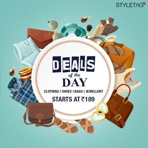 We're back to give your summer wardrobe a boost! 
Deals Starts @ Rs 189/- 
Shop Here - goo.gl/SAv4g7
#Styletag #Deals #Offers