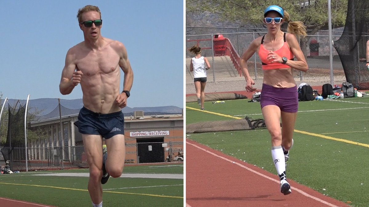 #WorkoutWednesday: Scott Fauble and Steph Bruce 10x800m before World XC -> bit.ly/2nRBMJu