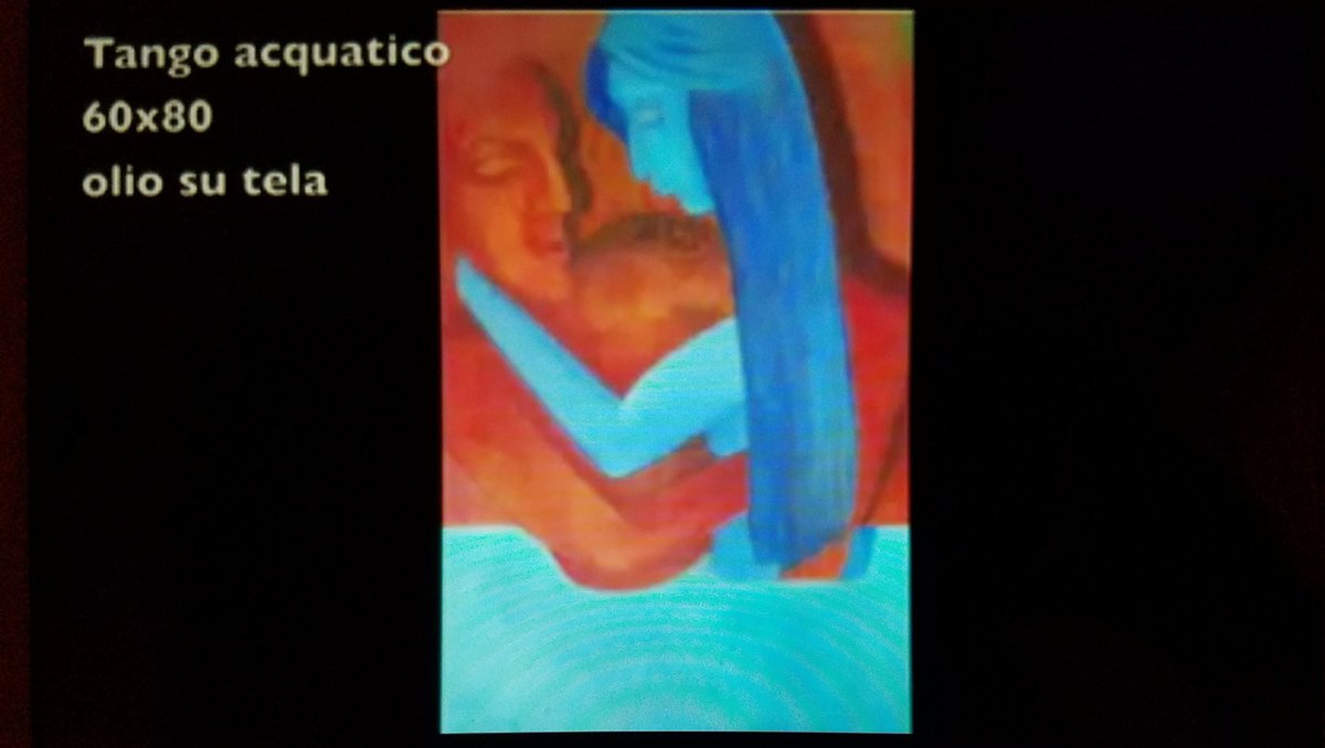 Concia_james's tweet photo. Un dipinto di #maxdedo Tango acquatico https://t.co/QC811mJbpX