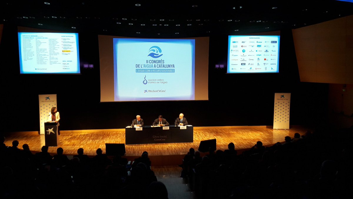 AINTAS_Agua's tweet image. Aintas presente en el II Congrés de l'Aigua a Catunya organizado por @amicsaigua