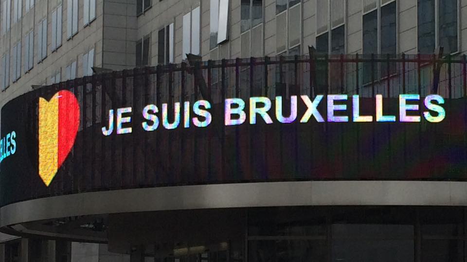 One year after #BrusselsAttacks, we remember. #JeSuisBruxelles #BrusselsRemembers