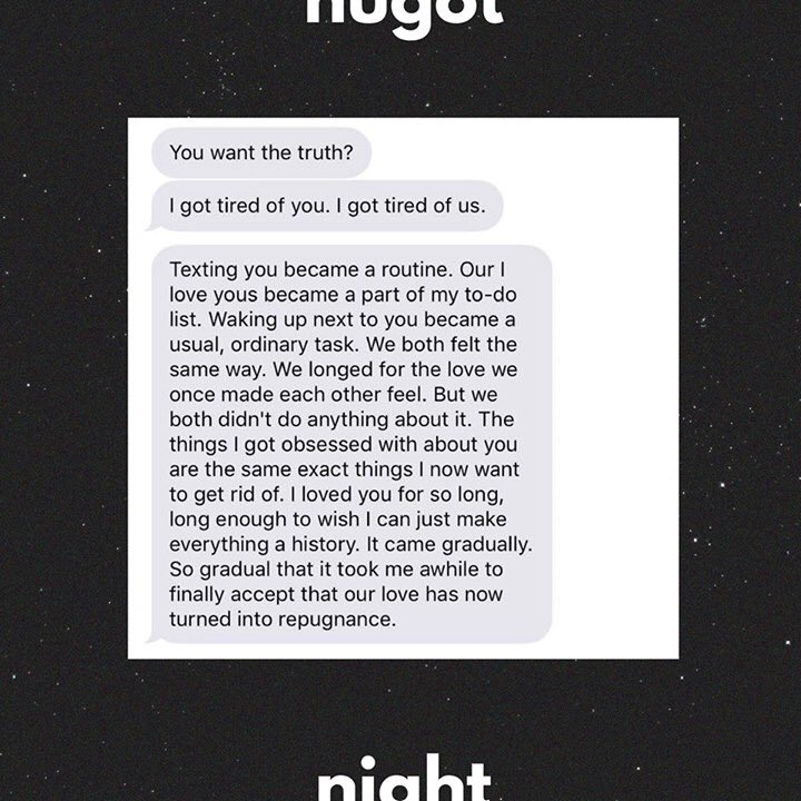 HugotNight2017's tweet photo. This is for the ones who became used to falling in love only to fall out of it. 

Words by Sofia Onte

#HugotNight
#NagmahalNasaktanHumugot https://t.co/5WkAzflS2f