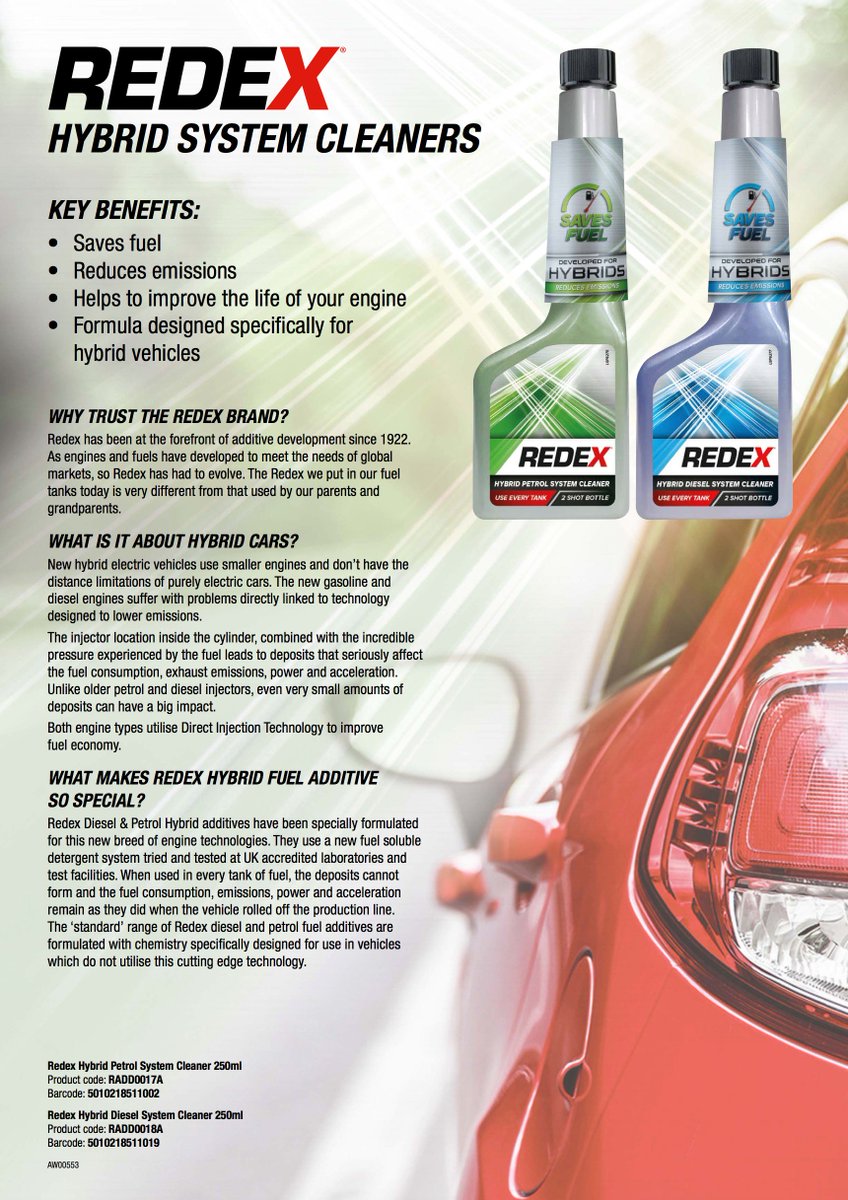 a1_autogroup's tweet image. REDEX Hybrid System Cleaner Benefits @RedexAdditives #redex #systemcleaner