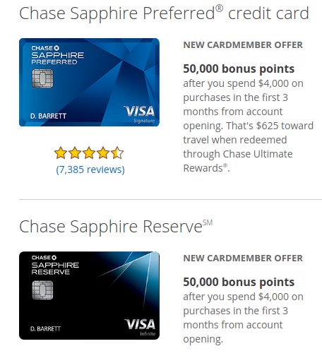 pointstutor's tweet photo. Chase Sapphire Preferred vs Chase Sapphire Reserve: Which Is Better? #chase… https://t.co/9LxBQzHJvW https://t.co/34gTzugD3b
