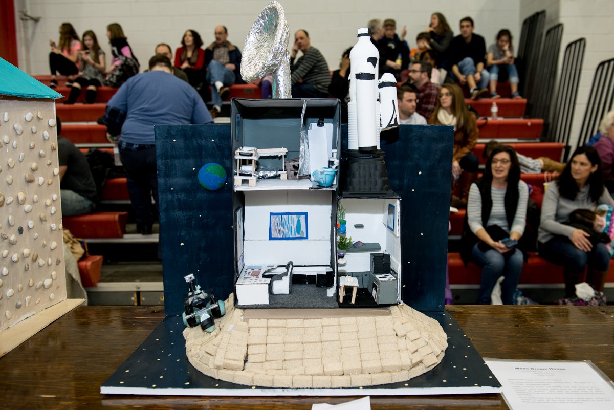 HFHCC's tweet photo. What an awesome Saturday at our #BuildAHouseBuildADream contest. Check out these model houses from some very creative 5th graders! https://t.co/65nt1Oi1my