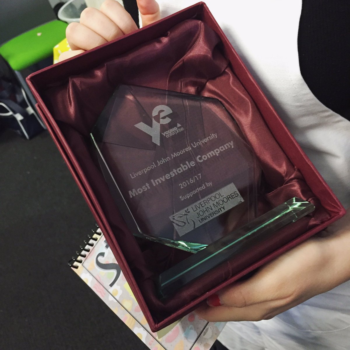 StudentScran's tweet photo. Second award so far #StudentScran ♥️ https://t.co/joCtiEfL09