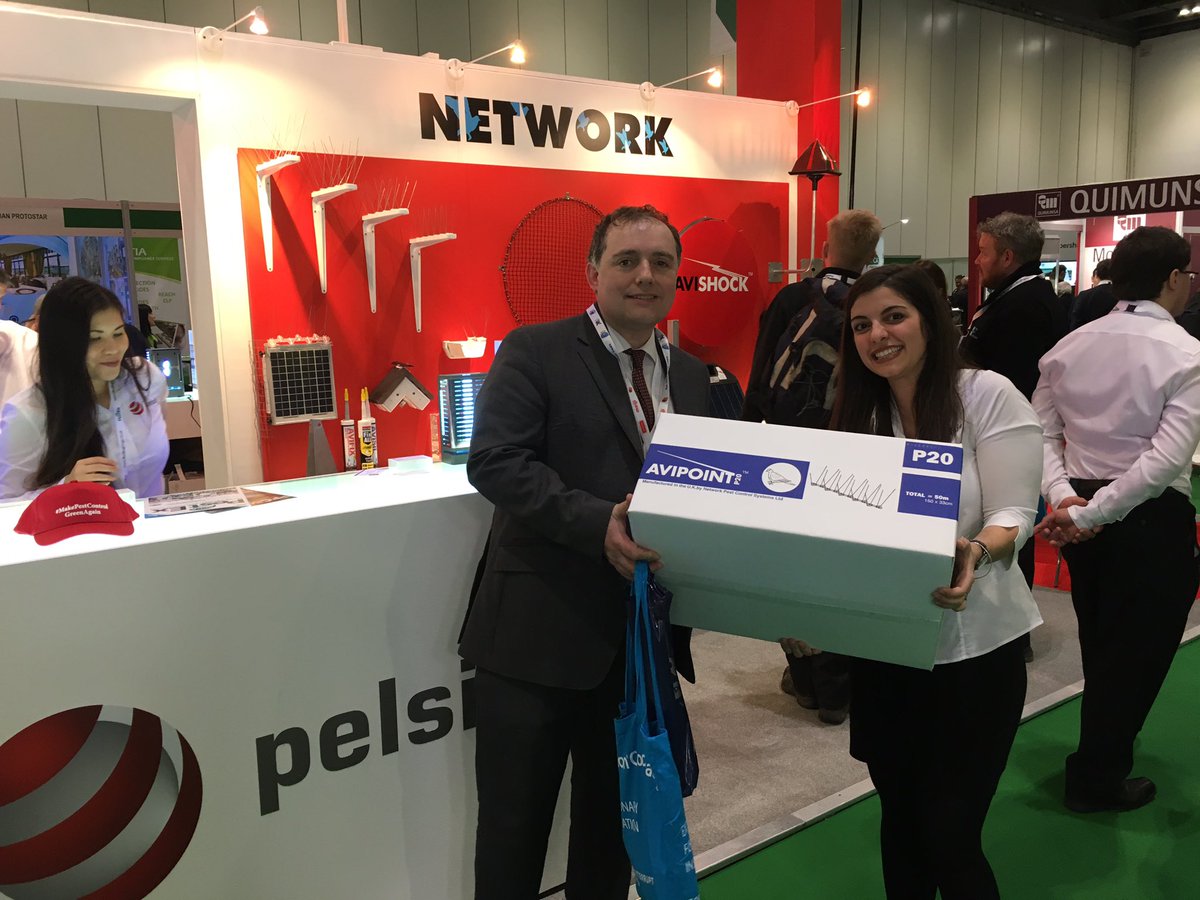 Congratulations to our first prize winner at #PestEx2017 who takes home 50m of Avipoint!