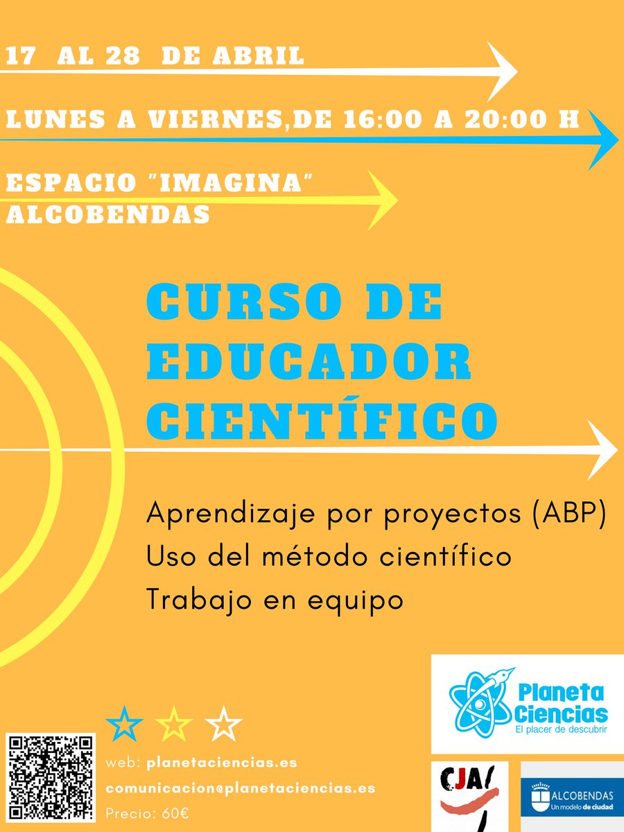 PlanetaCiencias's tweet photo. @Papasconarte Hola, ¿nos ayudas a difundirlo? ¡Gracias! Curso de educador científico. https://t.co/r2vcg4kkET https://t.co/pUl8M5szmY