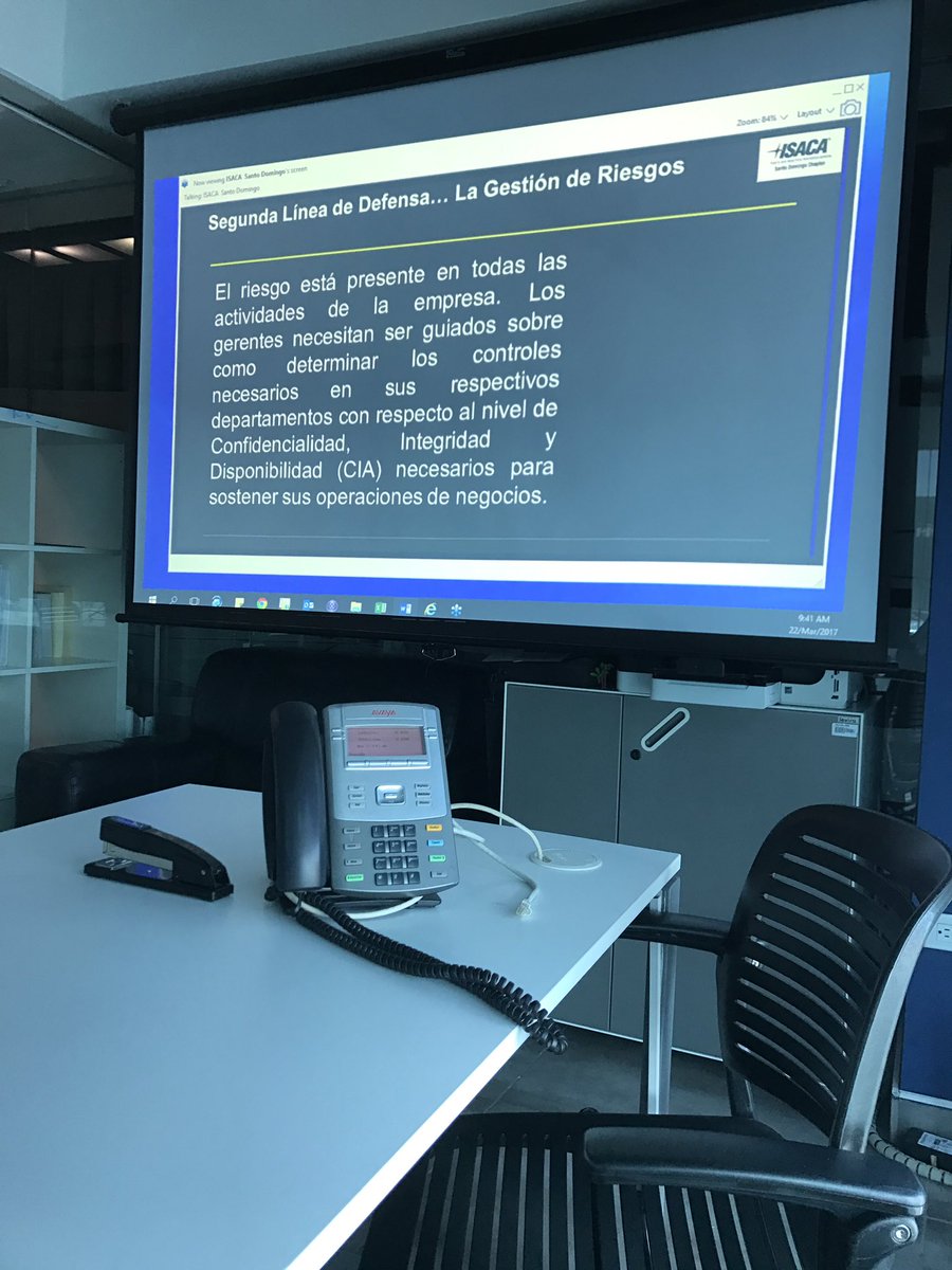 felixjoser's tweet photo. También #estamosconectadosisacard con ISACA SDQ y su Webinar "Auditando el Prog. De Cirberseguridad" https://t.co/1dJlbtifJf