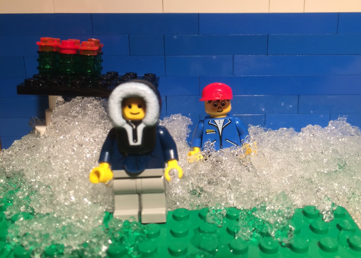 Lego_ATC's tweet photo. Lego athletic training student learned a hard lesson that spring sports are actually late-winter sports #LegoATC #NATM2017 #CheckTheWeather https://t.co/DLuyGpfFGl