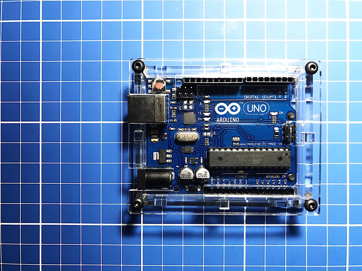 ebtenorio's tweet image. My Cloned Arduino board, inside its acrylic casing. I am proud to own one! #arduino #arduinounor3