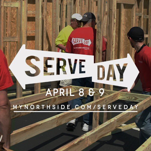 Registration for our spring Serve Day is now open! Register for your project today @ mynorthside.com/serveday