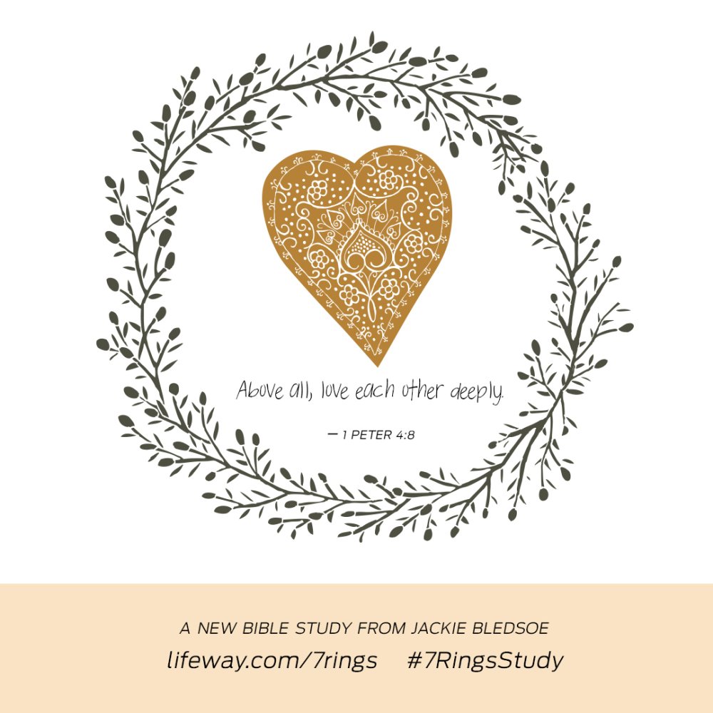 jackiebledsoejr's tweet photo. Above all, love each other deeply 1 Peter 4:8 #7ringsstudy #marriage https://t.co/wh7uoh9iN1 https://t.co/D7S0IUge8D