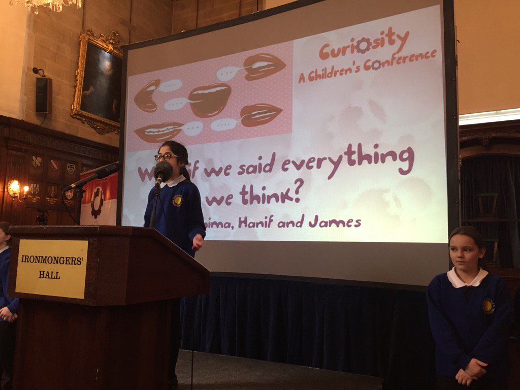 isla_hill's tweet image. Scunthorpe Primary &apos;What if we said everything we think? @MakeBelieveArts #CuriosityConference