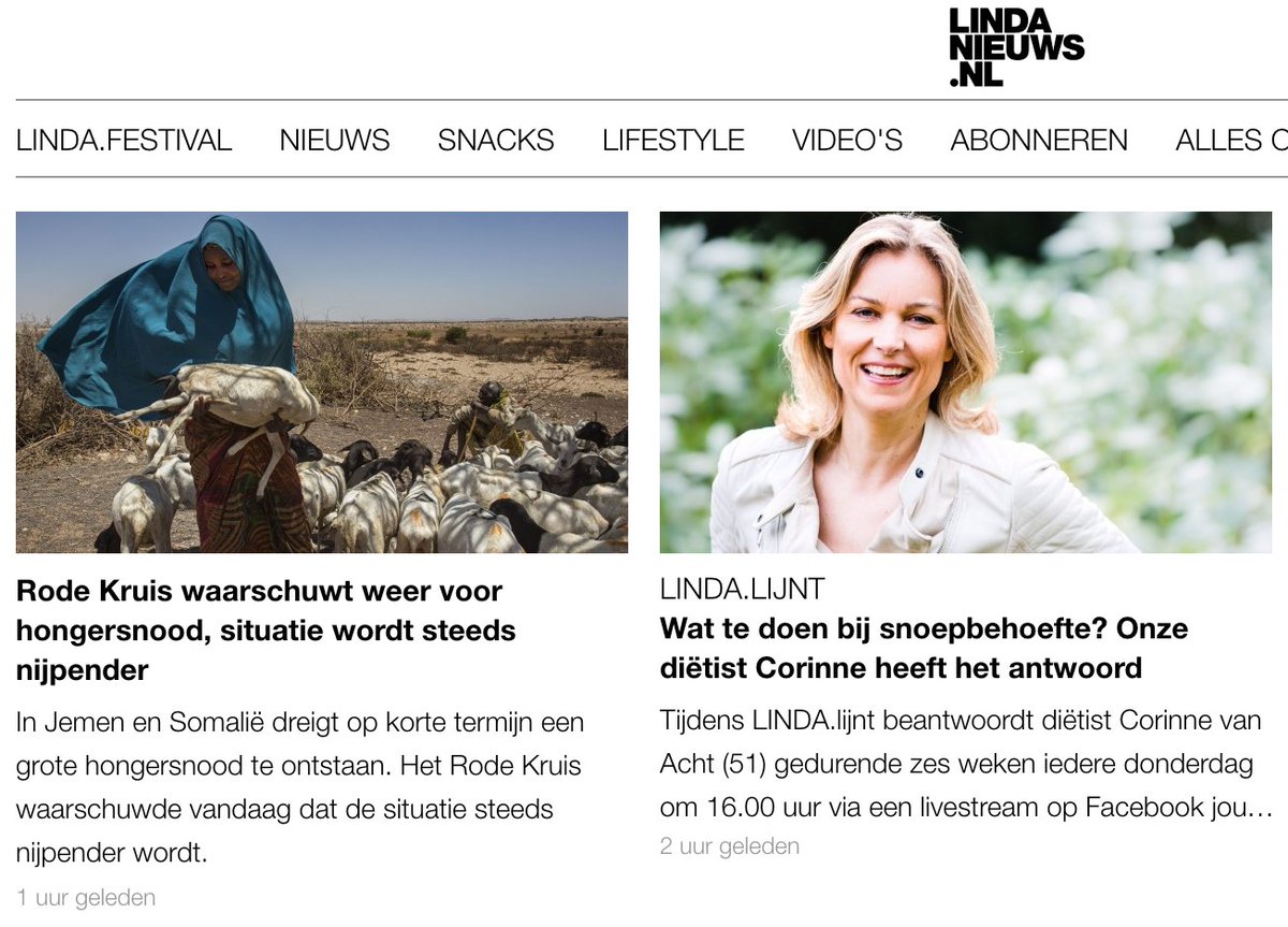 jaffog's tweet image. Iedereen heeft z'n eigen problemen...  @LINDAnieuws