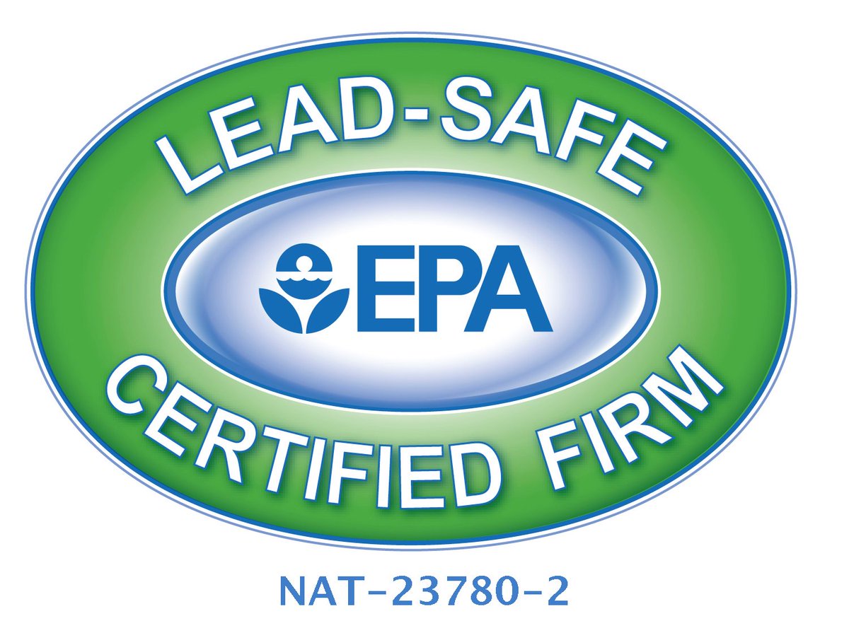 We are pleased to announce that we are an EPA Lead-Safe Certified Firm. Our goal is to keep your family safe and your home dry!