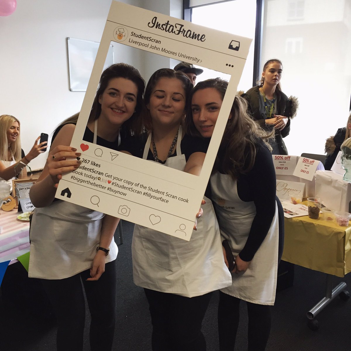 StudentScran's tweet photo. And last but not least some of our awesome #SS team members ♥️ #StudentScran #LJMU #SavingTheStudentPopulation https://t.co/MpqtjkxdJl