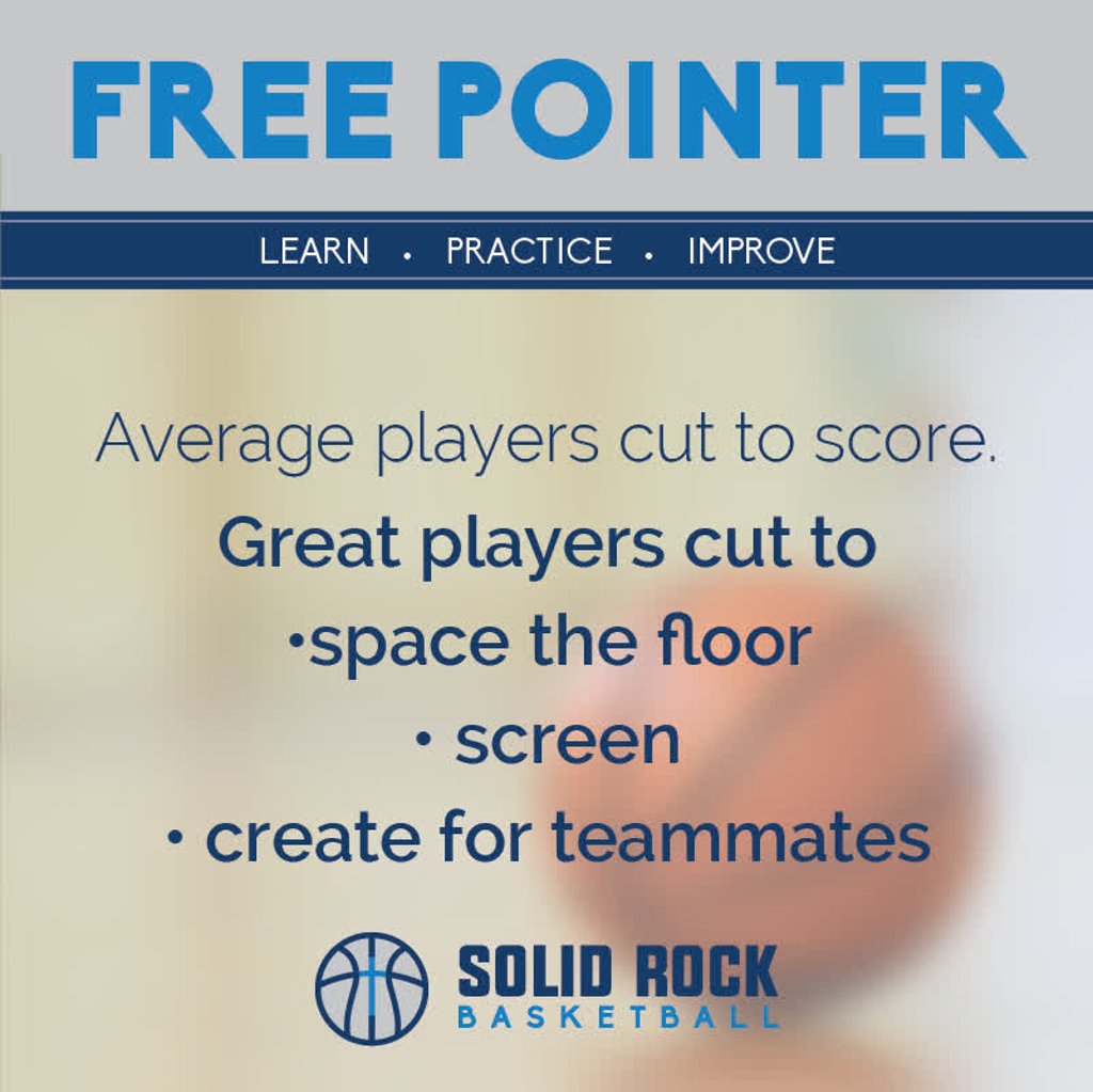 solidrockbball's tweet photo. How does your playing strategy help your teammates? #freepointer https://t.co/II81m3e7X2