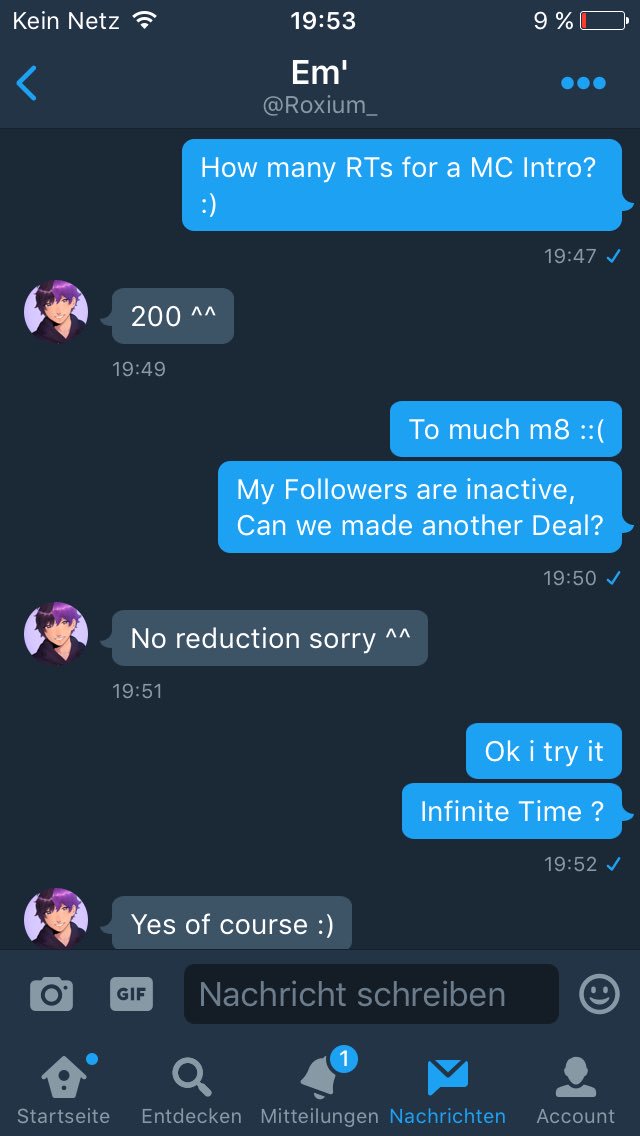 CalledMaarc's tweet image. @Roxium_ ! Push? @EricHatTwitta?Ist diesmal echt viel 200 RTs , aber dafür unendlich Zeit, wäre dankbar für einen Push!!! :D kommt schon!