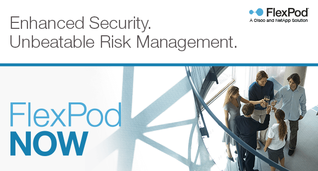 NetApp's tweet photo. #FlexPodNOW gives your team a reason to celebrate with enhanced security and #RiskManagement. https://t.co/qxO0ZIJjZn https://t.co/8dSjo6emv4