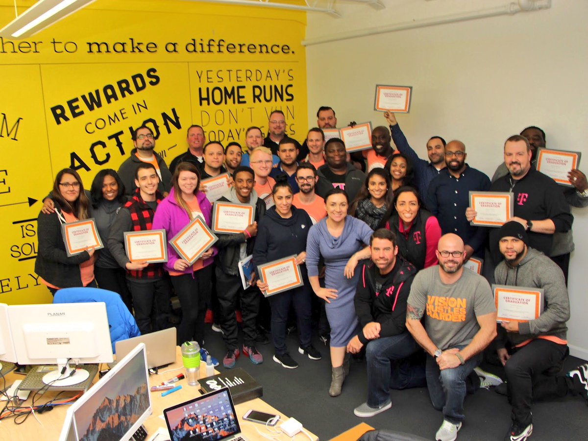 WirelessVision's tweet photo. "Leaders don't create followers, they create more leaders." Congrats to all our March #LeadershipAcademy grads! 💥 https://t.co/vFLZ7y3PxT