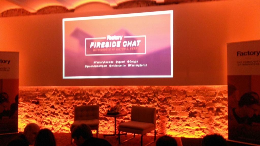 And not a fireplace in sight ... #factoryfireside <a href="/vgcerf/">vinton g cerf</a>