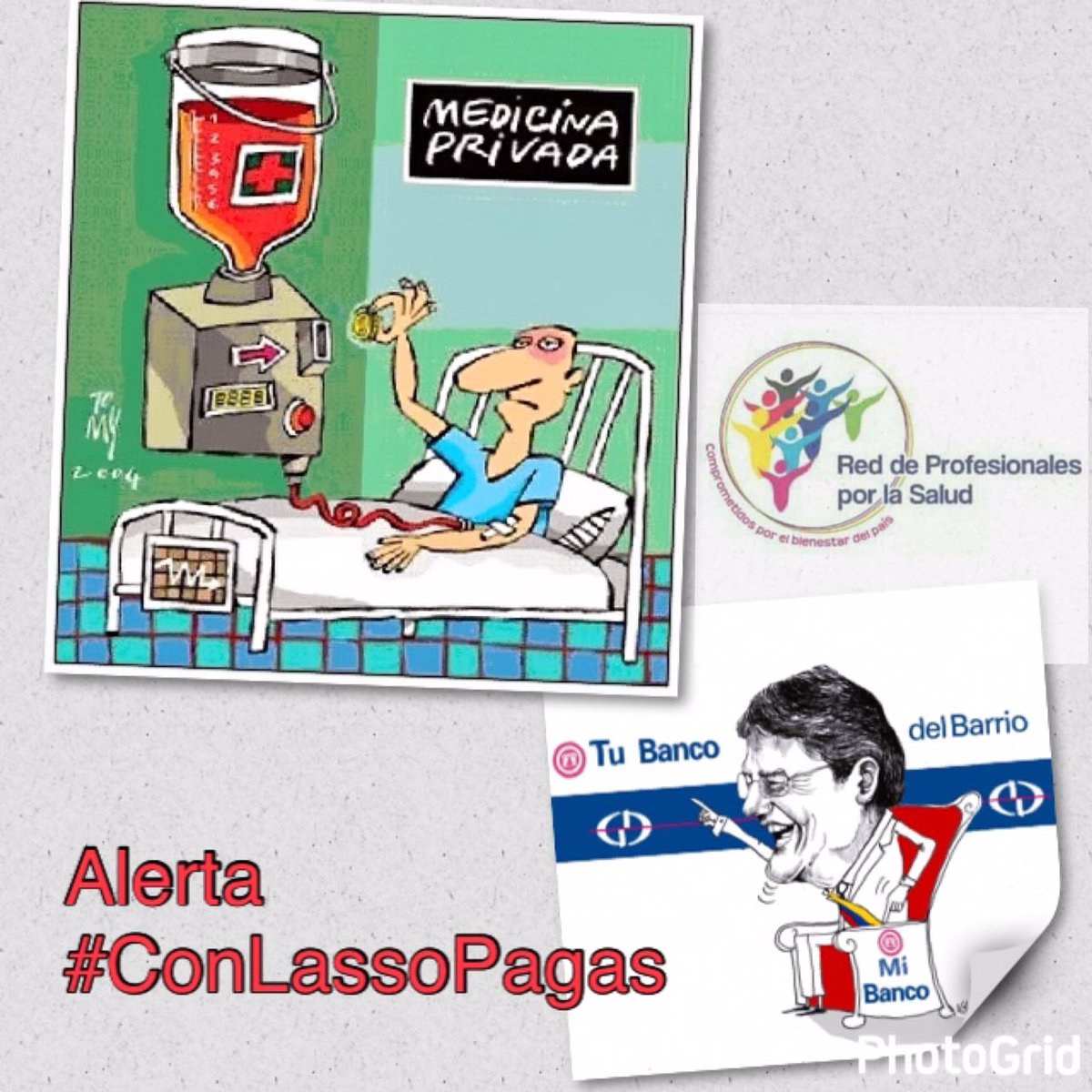 Alerta
#ConLassoPagas
La medicina gratuita es tu derecho y nadie puede cobrarte por ella.