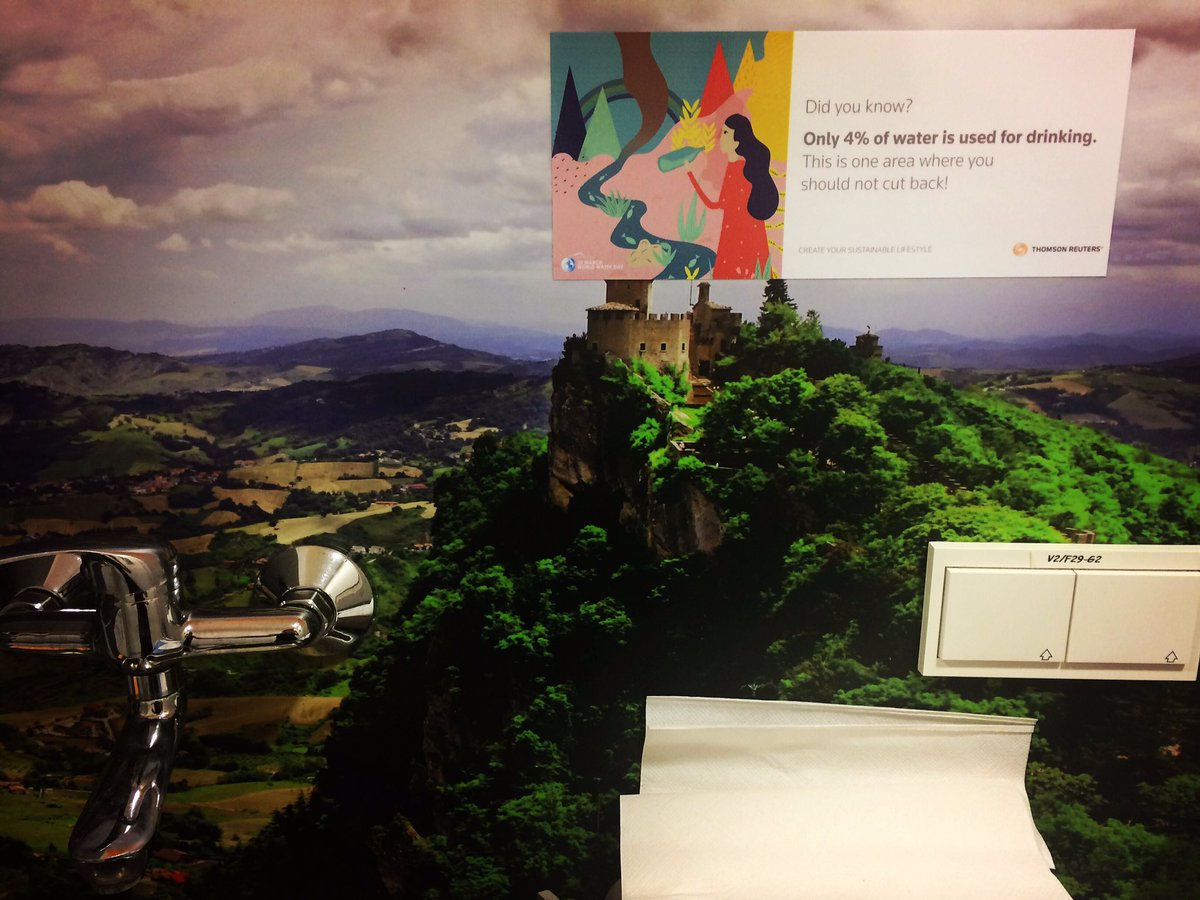 ewa_charity's tweet photo. Today in our office we celebrated #WorldWaterDay &amp; supported #SDGs by encouraging conscious habits &amp; STICKING with them @TR_Foundation #OYW https://t.co/ETqpul2val