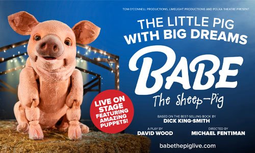 Fancy winning a family ticket to see <a href="/babethepiglive/">Babe The Sheep-Pig</a>? All you need to do is RT this tweet! The winner will be chosen 27 March. 🐷