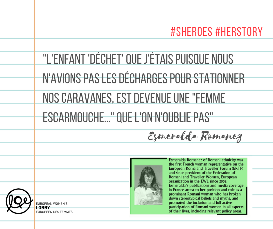 EuropeanWomen's tweet image. #herstory #sheroes @EACA_Inspire #edcomAV today by EWL member
 European Federation of Romani and Traveller Women // Esmeralda Romanez