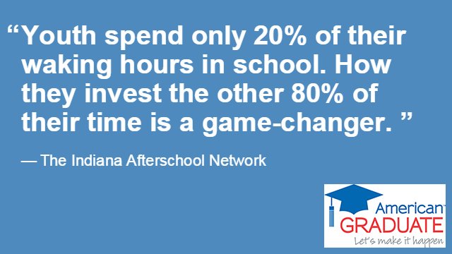 wfyi's tweet photo. From the #AmGradIndy blog, @INafterschool explains "Why Afterschool Matters." https://t.co/Kexgr46ZAL https://t.co/rLX8ixKuvb