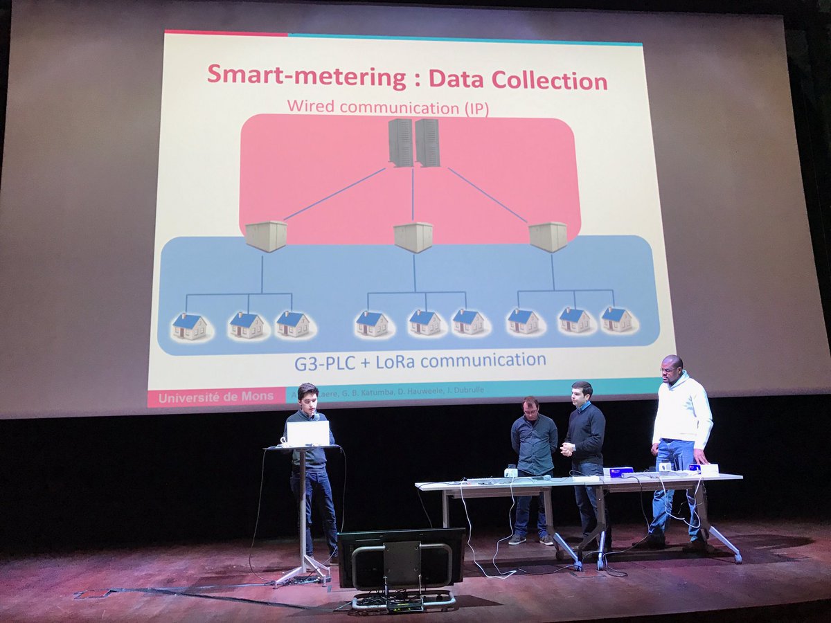 thclausen's tweet photo. One of the student teams participating in #wsplc2016 challenge presenting (photo credit @jiaziyi) @EDFRetD @Polytechnique @Renesas_Europe https://t.co/OlFOWk805O