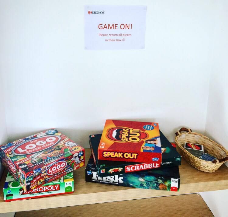 JadeNunn_Kronos's tweet photo. Who wants a game? #Kronos #MyWorkInspired #BoardGames #LunchTimeCompetitiveness #EmployeeEngagement #HR #UK https://t.co/2hKLD5KyPw