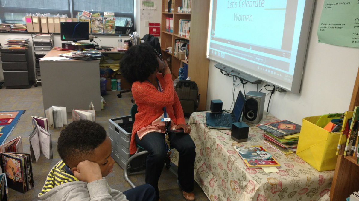 school4us's tweet photo. @Plummer_ESDC Mrs.Glover from Benning Public Library came on March 21 to share books and to do a presentation. #dcpslibraries https://t.co/rY7jnulGsO