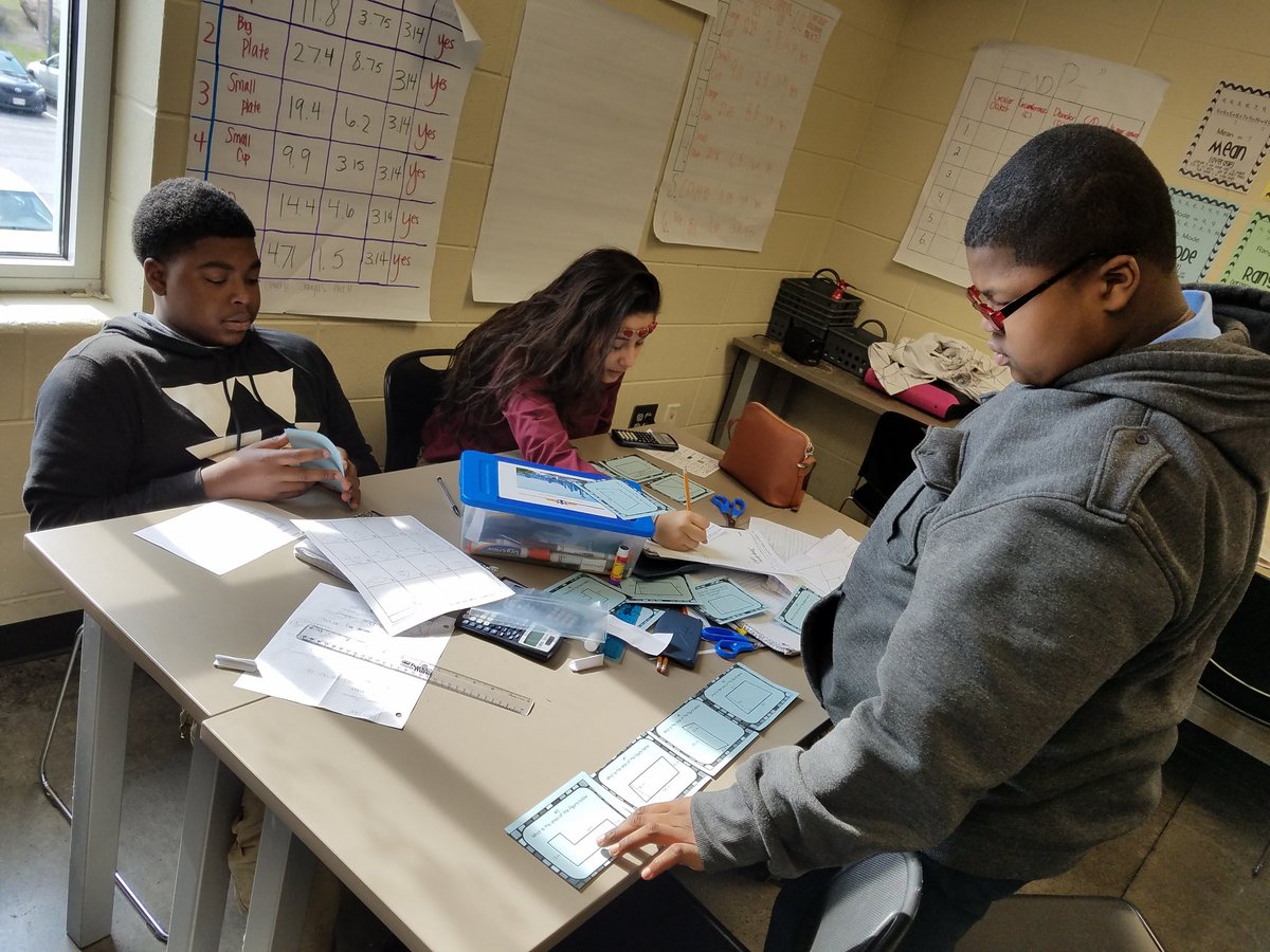 mrsrealtormom's tweet photo. Using Task Cards & Recording Sheets to Find Area of Polygons! #StudentChoice #PickAny4 #RecordYourWork #THSMathRules #7thGrade https://t.co/6kvMQ6AfDG