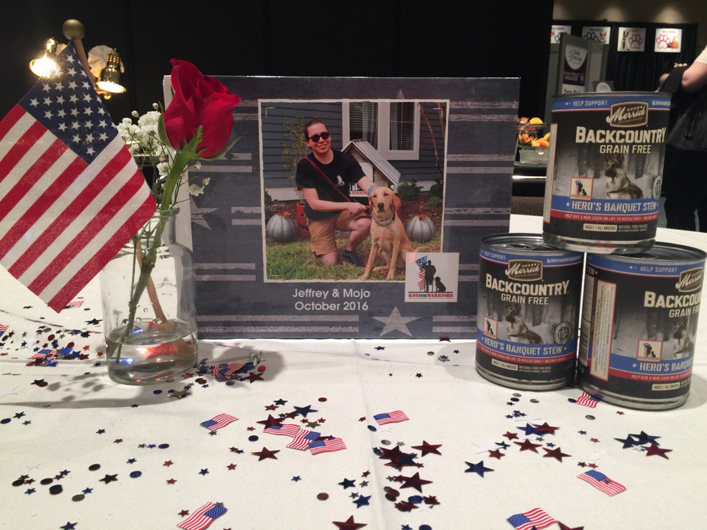 CanineCulture's tweet image. #globalpetexpo #Merricks #K9sforwarriors