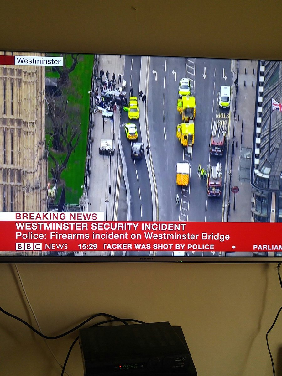 Wow the whole area has been cordoned off and the parliamentary offices are on lockdown.