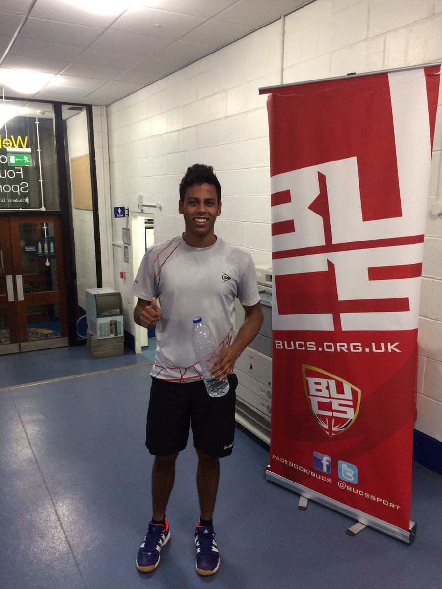 elitesquash's tweet photo. Awesome performance from Roshan Baros to win 3-1 against @MattBroadberry @BUCSsport finals @UWEBristol @UWESport #clearmind #intelligentplay https://t.co/dgu3AUnkuh