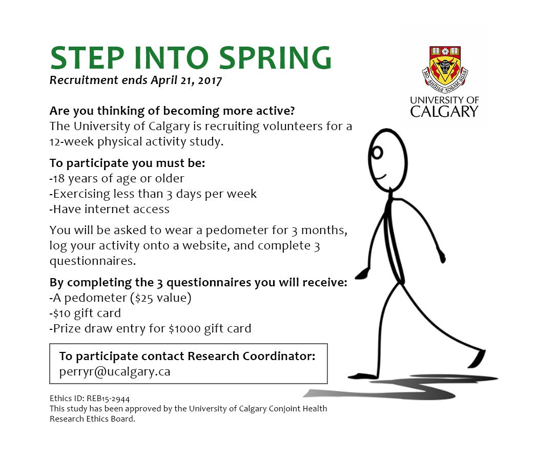 StepIntoSpring's tweet photo. @SageHillYYC  Step into spring and help your community be active! Could you retweet our poster for your residents to see? https://t.co/fgRp22Z1At