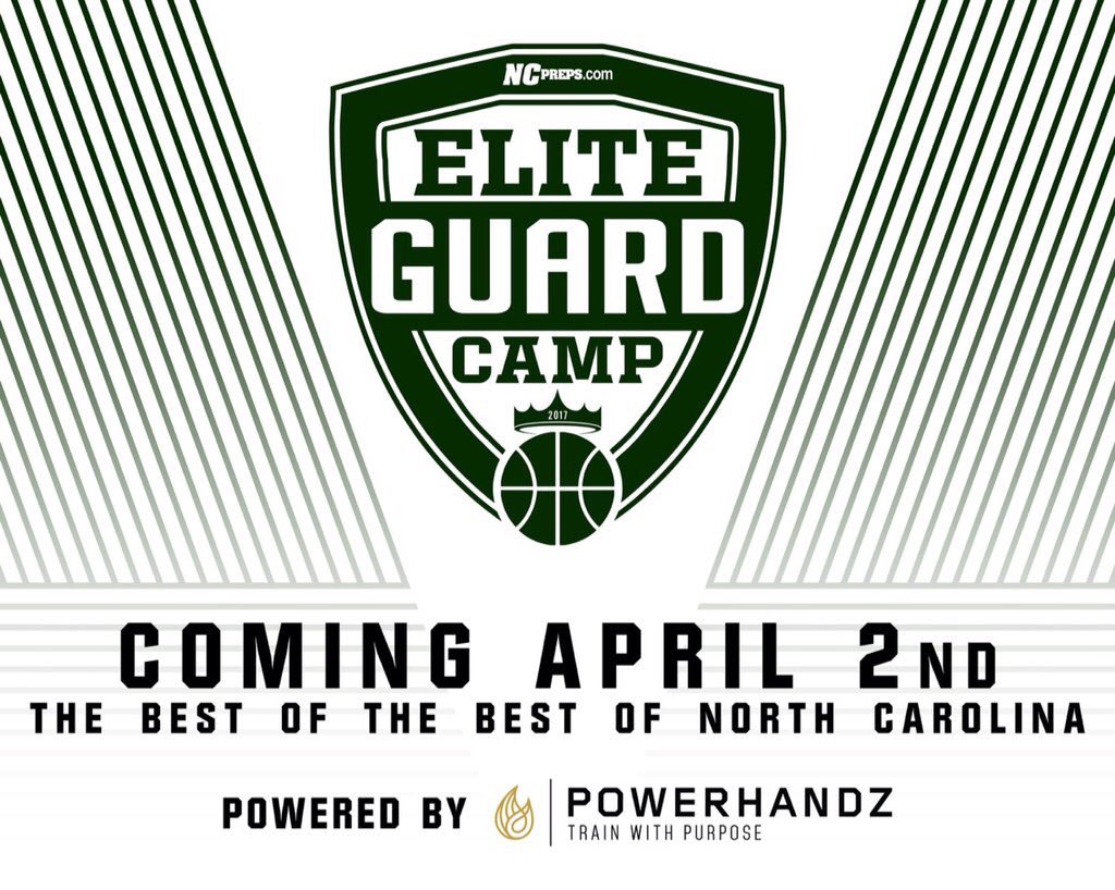 NCPreps's tweet photo. The 2017 NCPreps Elite Guard Camp still has some openings for underclassmen and unsigned seniors. Thanks @UnderArmour @DICKS @POWERHANDZ https://t.co/iXxGDF6HGg
