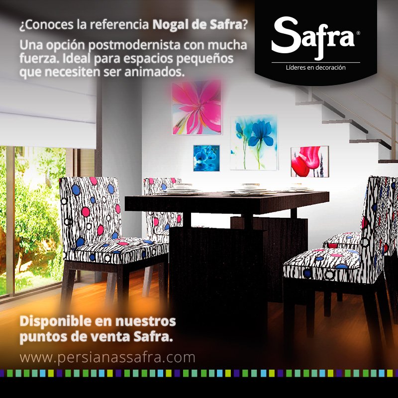 SafraSAS1's tweet photo. ¿Conoces la referencia #Nogal de #Safra ? ¿Quieres conocer más referencias, pronto una excelente sorpresa. #Tapicero #Decorador #YoSoySafra https://t.co/Ko6pEjSkSf