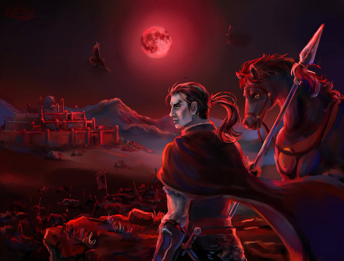 кровавая луна арт.