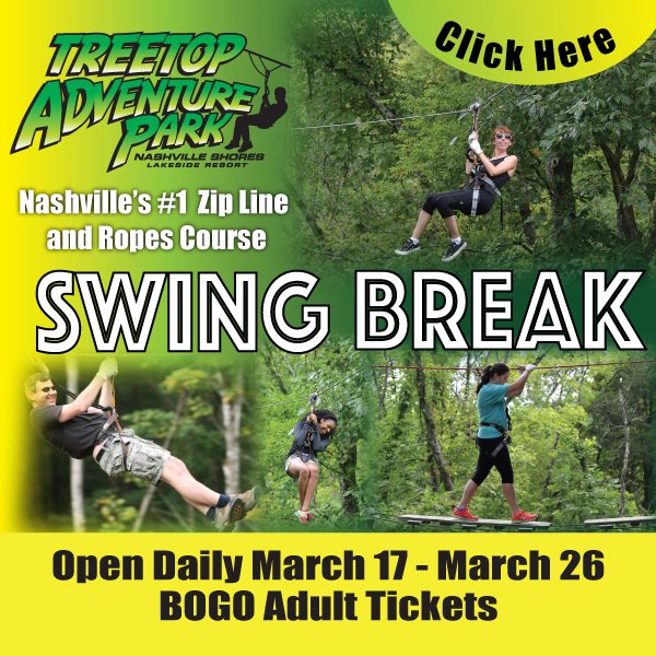 98WSIX's tweet image. .@OnAirAsAmy's #AtWorkPerk passes to Nashville Shores' Treetop Adventure Park! Listen for your name just after 11! thebig98.iheart.com/contests/enter…