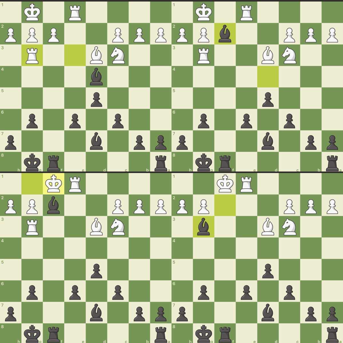 warszawa7791's tweet image. 相手は一番の大悪手、Rg3を指してしまいました。少なくとも片方のルークは失うのですが、さらにもう片方のルークも失う形に。ここで相手は投了しました。 #chess  #chesscom  #discoveredcheck  #skewer