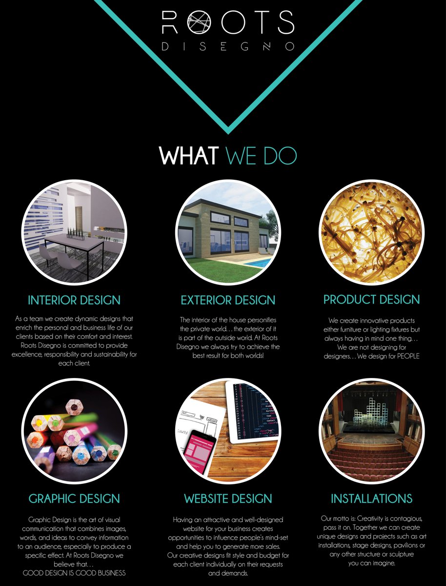 Meet our Team and learn more about the services that we offer! 
Find us at +35797900608 or rootsdisegno.com 
#rootsdisegno