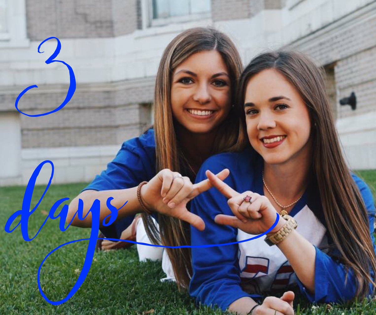 ChiOmegaMcNeese's tweet photo. 3 days until our MAW softball tournament💙💫 https://t.co/9bpGLadqOQ