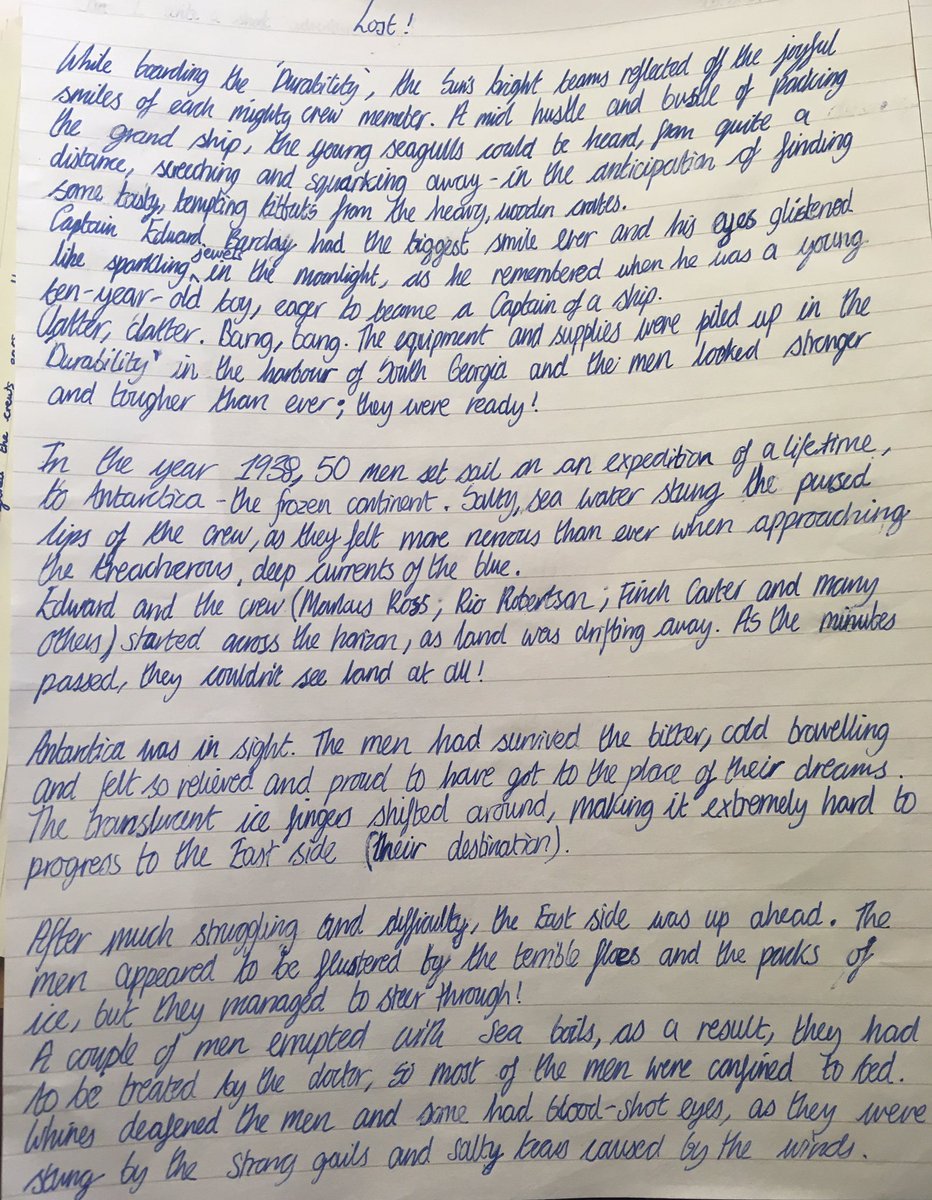 Sample of an essay writing picture