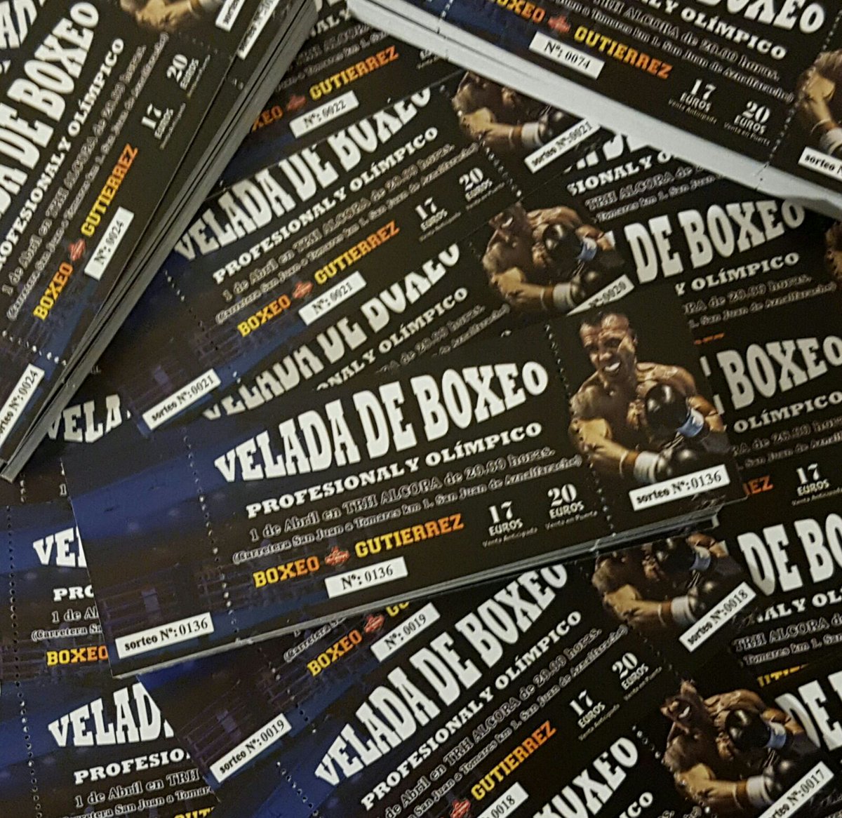 boxeogutierrez's tweet photo. 1 Abril Hotel TRH Alcora Boxeo profesional y Olimpico no te quedes sin tu entrada
Anticipadas 17 / puerta 20
Inf: puntos ventas 678383388 https://t.co/Agkqw9VFRM
